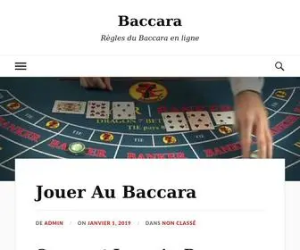Lacadenaglobal.com(Baccara) Screenshot