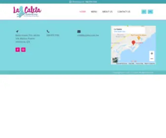 Lacaleta.com.mx(La Caleta Puerto Aventuras) Screenshot