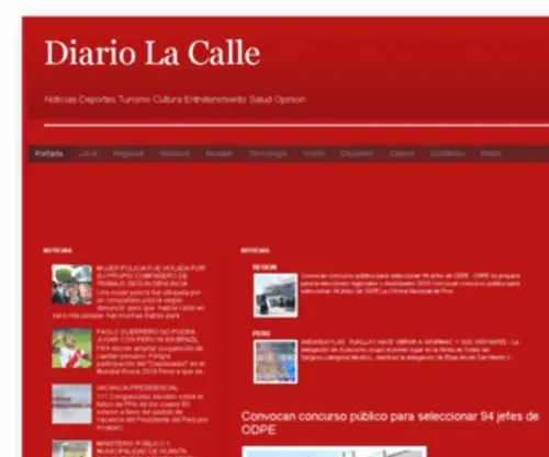 Lacalle.com.pe(La Calle) Screenshot