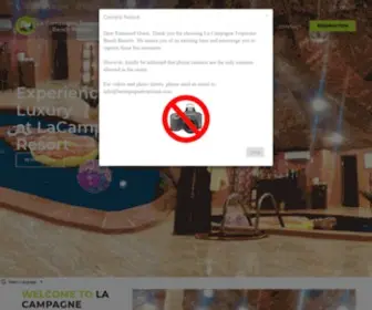 Lacampagnetropicana.com(La Campagne Tropicana Resort) Screenshot