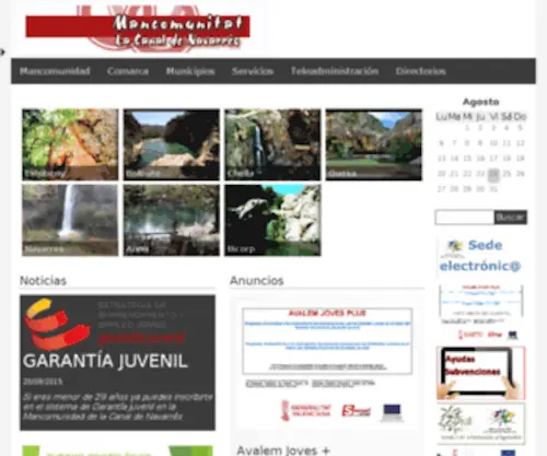 Lacanaldenavarres.es(Inicio) Screenshot