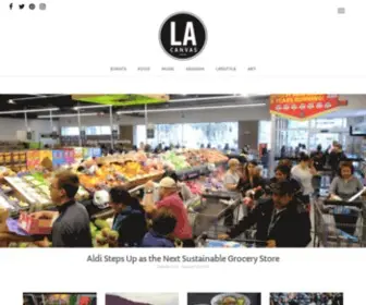 Lacanvas.com(LA CANVAS) Screenshot