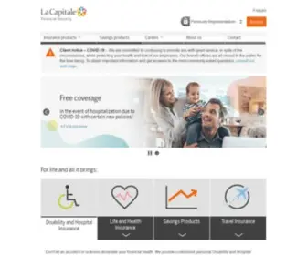 Lacapitalefs.com(Disability insurance and financial solutions) Screenshot