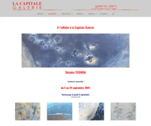 Lacapitalegalerie.fr(La Capitale Galerie) Screenshot