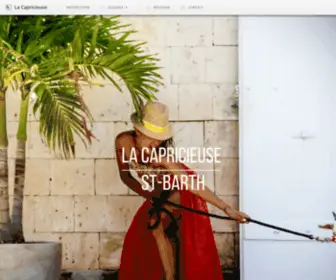 Lacapricieusesaintbarth.com(La Capricieuse) Screenshot