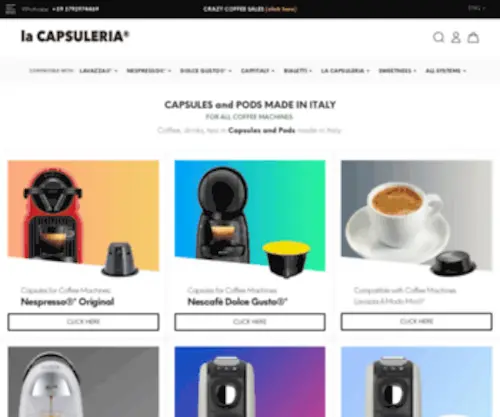 Lacapsuleria.com(La Capsuleria) Screenshot