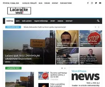 Lacarackevesti.info(Laćaračke Vesti iz Srema) Screenshot