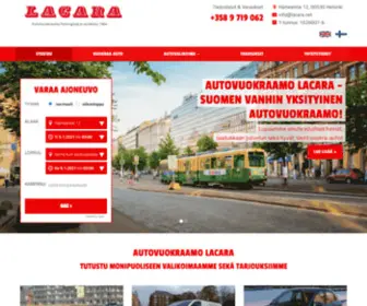 Lacara.net(Auton Vuokraus Helsinki) Screenshot