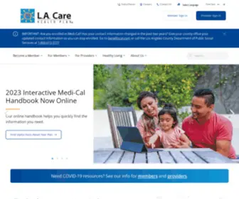 Lacare.org(L.A) Screenshot