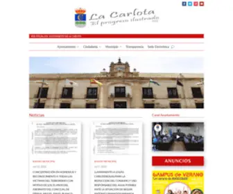 Lacarlota.es(Ayuntamiento de La Carlota) Screenshot