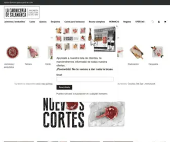 Lacarniceriadesalamanca.com(Carnicería online) Screenshot