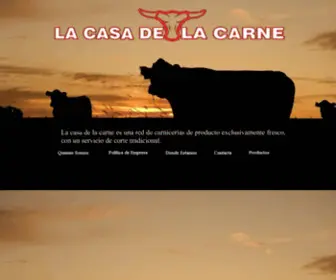 Lacasadelacarne.es(LA CASA DE LA CARNE) Screenshot