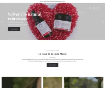 Lacasadelalunamedia.com(Cosmética Natural Ecológica) Screenshot