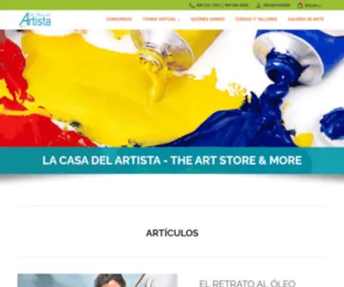 Lacasadelartistadom.com(La Casa Del Artista) Screenshot