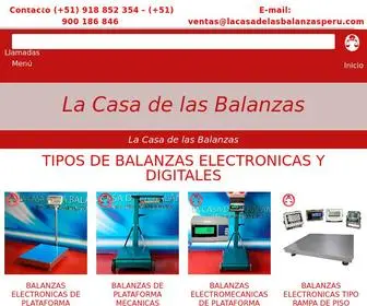 Lacasadelasbalanzasperu.com(La casa de las balanzas peru) Screenshot