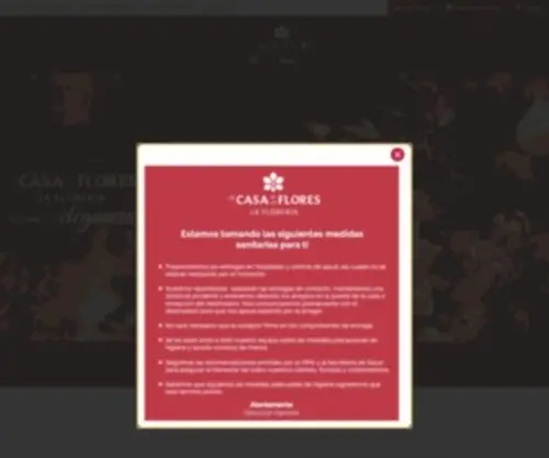 Lacasadelasflores.com(Envía flores a Domicilio) Screenshot