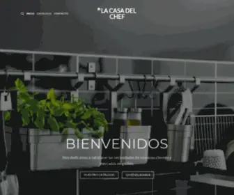 Lacasadelchefsa.com.mx(La Casa del Chef) Screenshot