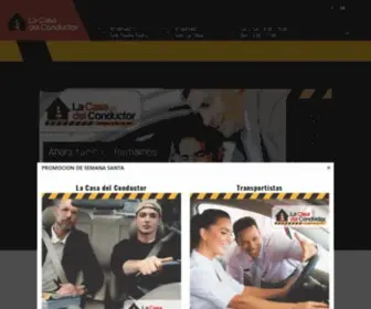 Lacasadelconductor.com(Escuela de Conductores) Screenshot