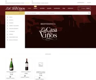 Lacasadelosvinos.com.ar(La Casa de los Vinos) Screenshot