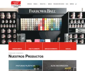 Lacasadelpintordemadrid.com(Tienda de pinturas) Screenshot