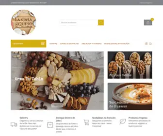 Lacasadelqueso.cl(La Casa del Queso) Screenshot