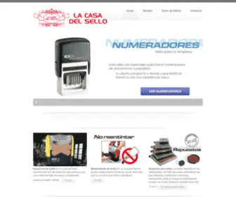 Lacasadelsello.com(CASA DEL SELLO SELLOS DE TODO TIPO SAN JOSE COSTA RICA) Screenshot