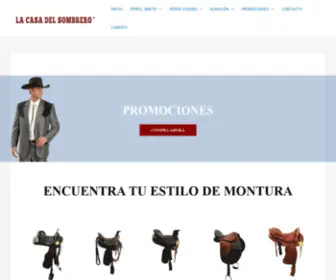 Lacasadelsombrero.com.ec(LA CASA DEL SOMBRERO) Screenshot