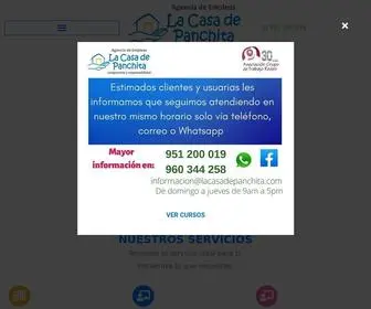 Lacasadepanchita.com(Perú) Screenshot