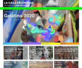 Lacasaencendida.es(La Casa Encendida) Screenshot