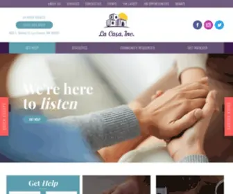 Lacasainc.org(Domestic Violence) Screenshot