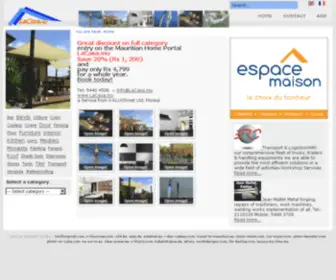 Lacasa.mu(Home of the mauritian home portal) Screenshot