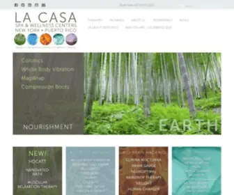 Lacasaspa.com(La Casa Spa & Wellness Center) Screenshot