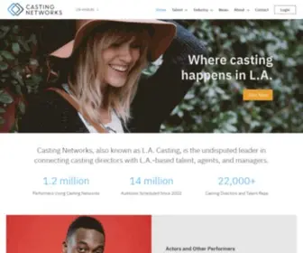 Lacasting.com(Casting Networks) Screenshot