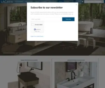 Lacava.com(Lacava is a leading designer and manufacturer of bath furniture) Screenshot