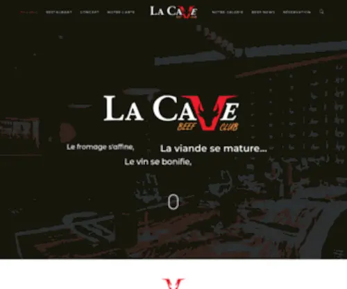 Lacavebeefclub.fr(Lacavebeefclub) Screenshot