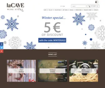 Lacavestore.com(LaCave Wine Store) Screenshot