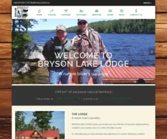 Lacbryson.com(Bryson Lake Lodge) Screenshot