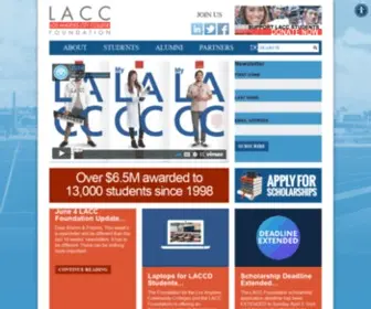 LaccFoundation.org(Los Angeles City College Foundation) Screenshot