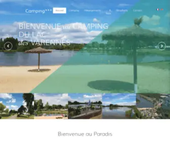 LaCDesvarennes.com(Camping) Screenshot