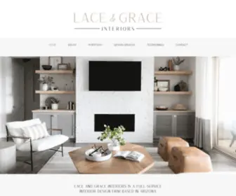 Laceandgraceinteriors.com(Lace & Grace Interiors) Screenshot