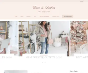 Laceandlashes.com(Fashion & Lifestyle Blog) Screenshot