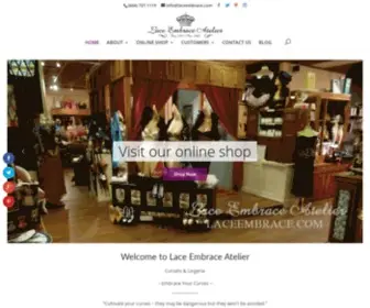 Laceembrace.com(Lace Embrace Atelier) Screenshot