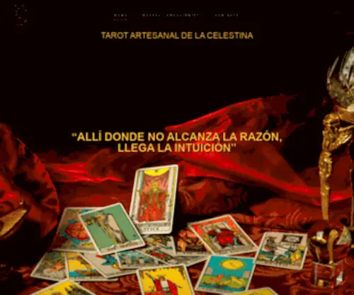 Lacelestinatarot.es(Tarot online artesanal desde 15€) Screenshot