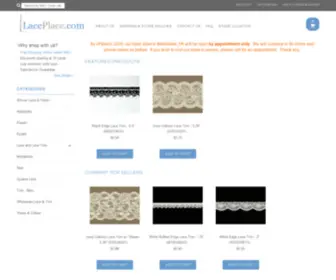 Laceplace.com(Lace and Lace Trim by the Yard) Screenshot