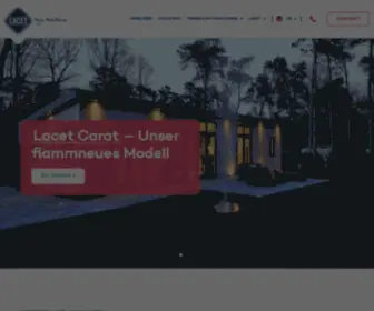 Lacet-Niederrhein.de(Lacet Niederrhein: Mobilheim Hersteller seit über 30 Jahren) Screenshot