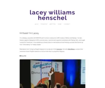 Laceyhenschel.com(Lacey Williams Henschel) Screenshot