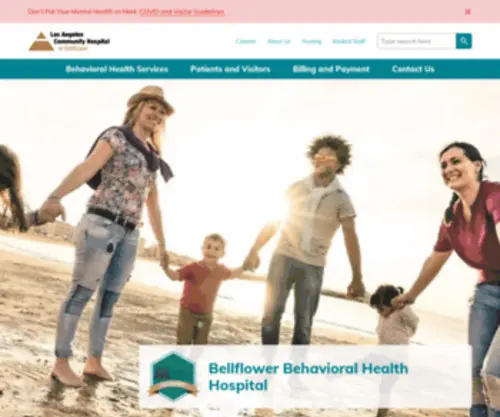 Lach-Bellflower.com(Los Angeles Community Hospital at Bellflower) Screenshot
