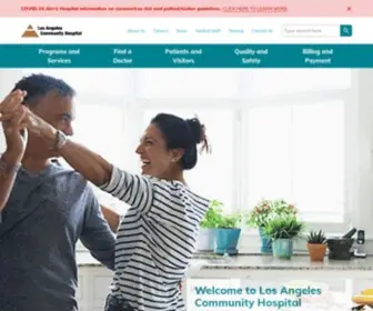 Lach-LA.com(Los Angeles Community Hospital) Screenshot