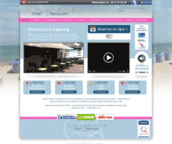 Lachampagne-Ardenne-Cabourg.com(Hôtel) Screenshot