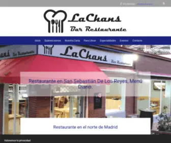 Lachans.es(Menú) Screenshot